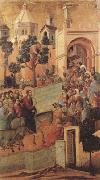 Duccio di Buoninsegna Christ Entering Jerusalem (mk08) oil painting reproduction